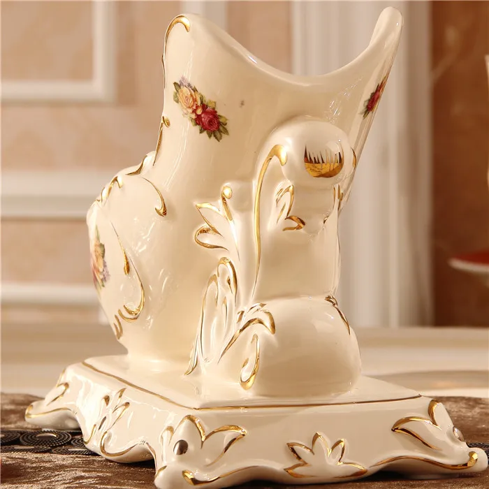 Европейский и американский роскошный керамический винный шкаф цвета слоновой