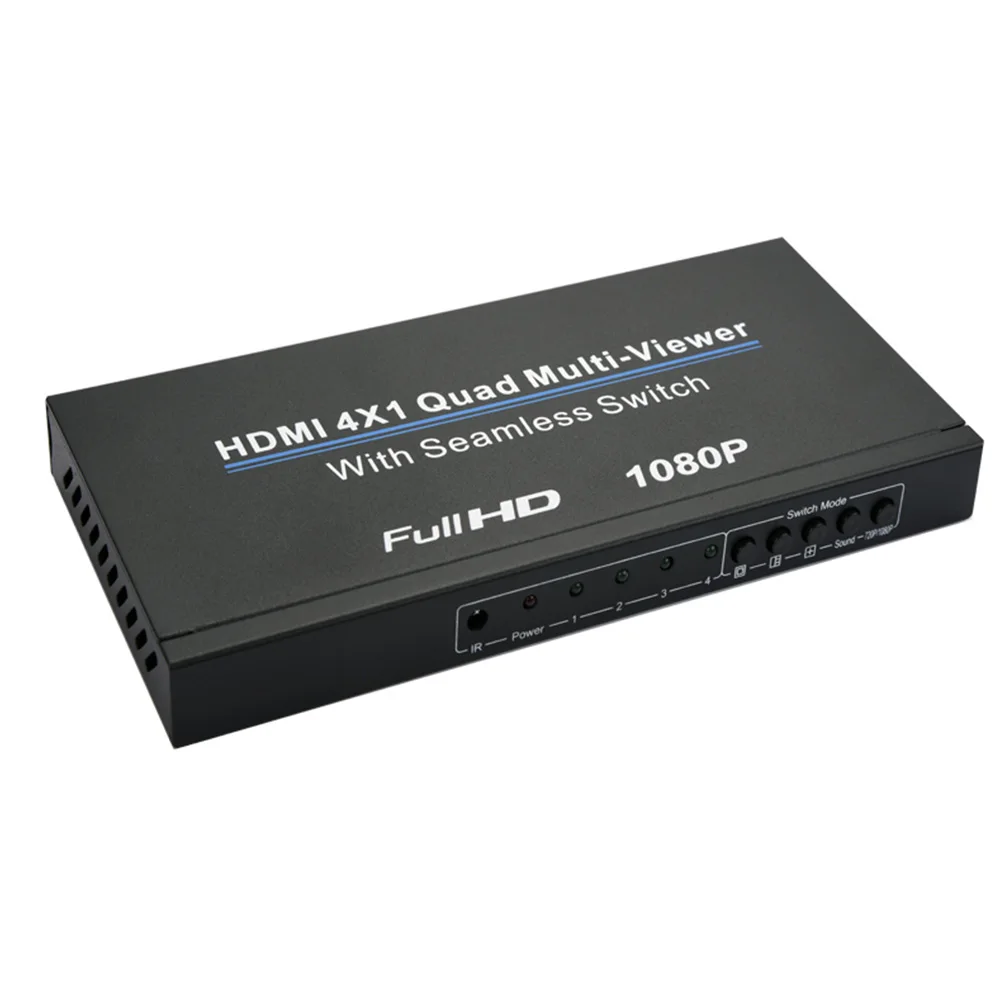 1080 P Quad профессиональный светодиодный индикатор дистанционного управления 4x1