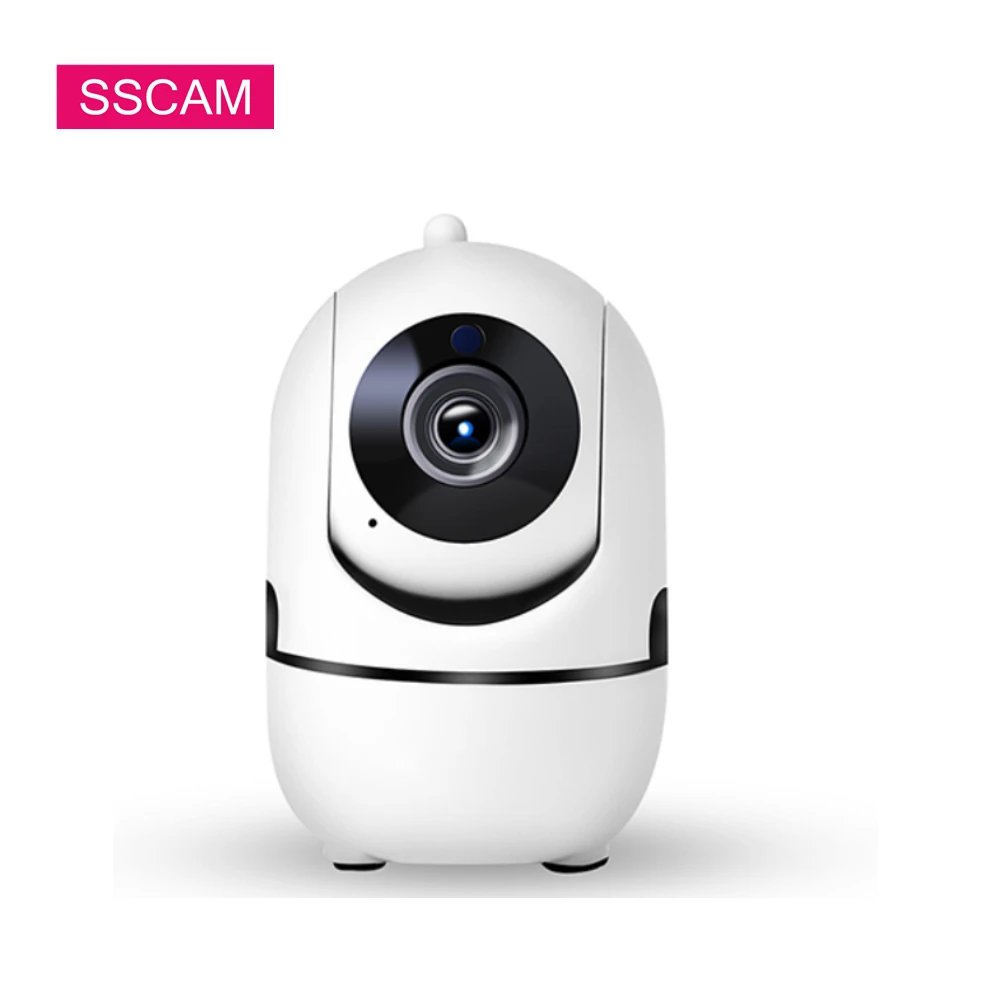 Мини камера YCC365 с автоматическим отслеживанием движения 1 МП HD 720P Wi Fi IP
