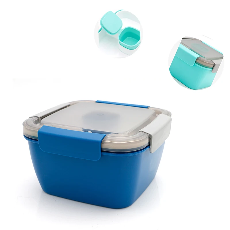 Двухслойный Ланч бокс MICCK портативный контейнер для хранения пищи с маленькой