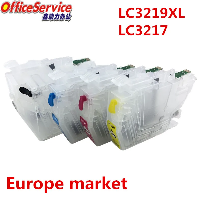 empty Cartridge LC3217 LC3219 перезаправляемый чернильный картридж для принтера Brother MFC-J5330DW J5335DW J5930DW J6530DW J6930DW J6935DW J5730DW струйный принтер - Цвет: empty Cartridge