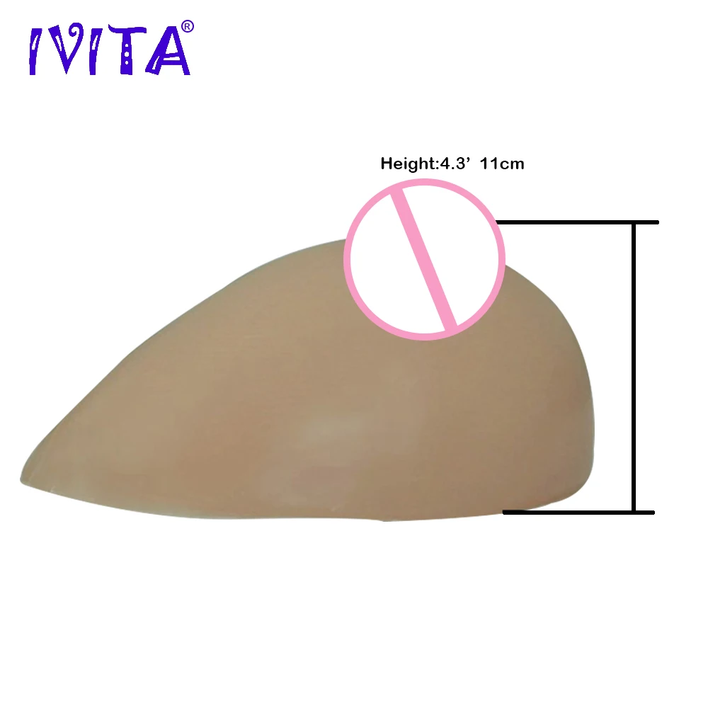 IVITA 4100 г/пара реалистичные силиконовые формы груди Искусственные Поддельные для