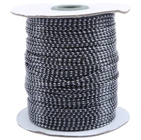 2mm blackwhite korea polyester waxed wax cord string threadjewelry findings accessories bracelet necklace wire rope 100yards