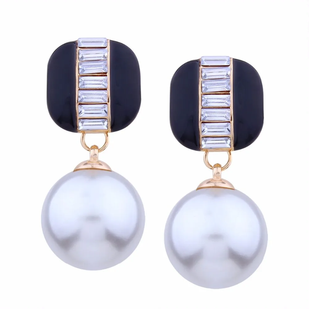 2018 г. Новый Ретро Изысканный Перл Имитация ужин платье аксессуары серьги