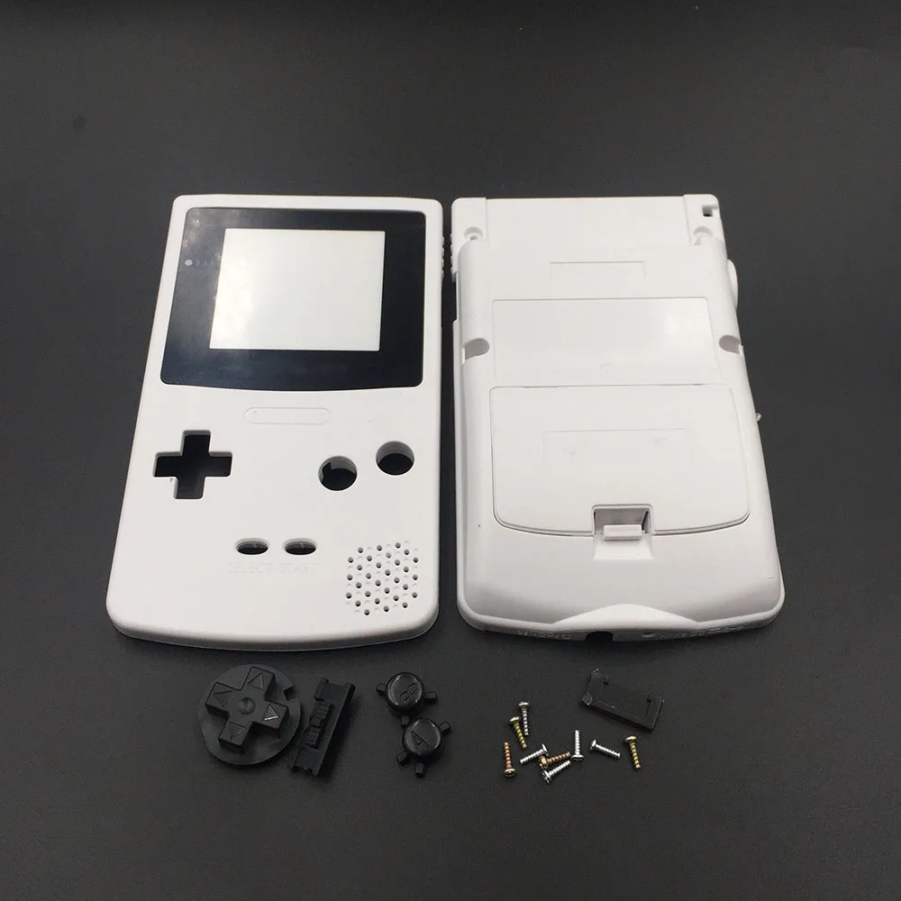 Белый и серый сменный чехол для Nintendo GBC GameBoy|Запасные части| |