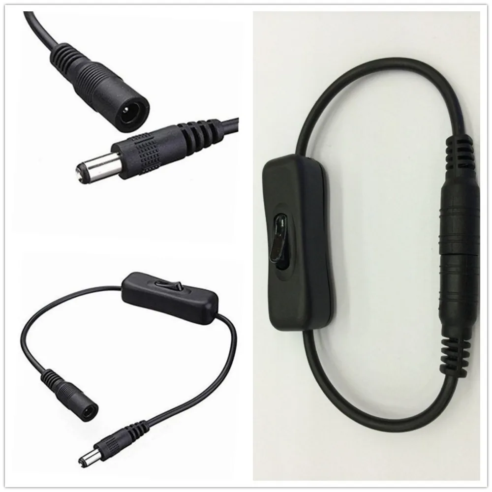 10 шт. встроенный переключатель питания 2 1 мм/5 5 мм 12 В|led light strip connector|led connector12v led