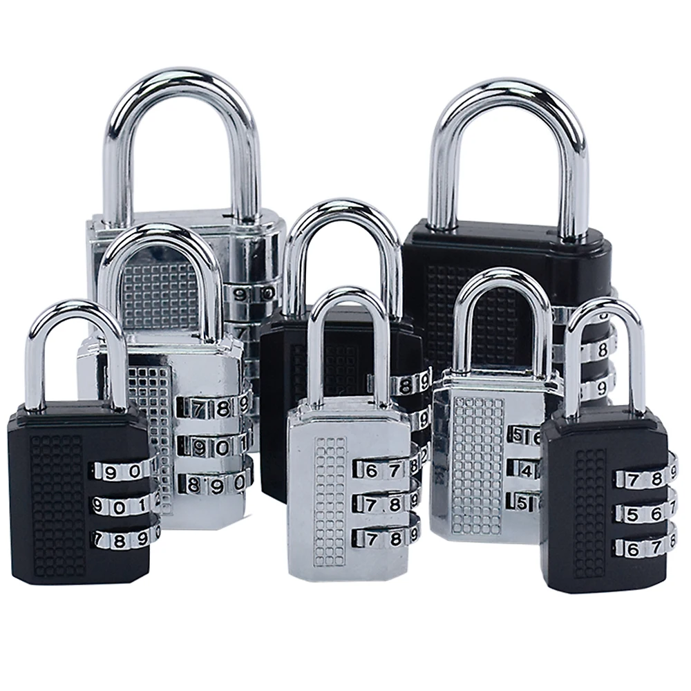 Цинковый сплав Комбинации lock password Замок Сбрасываемый для Чемодан Замки