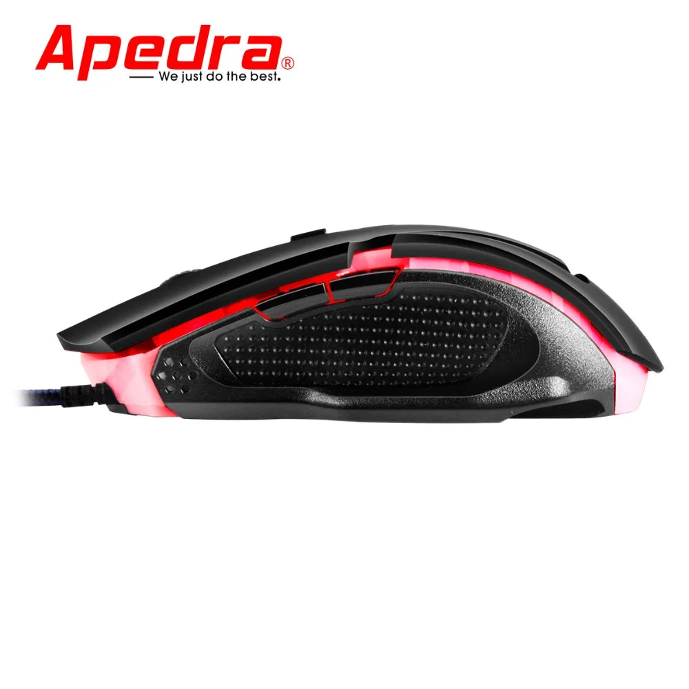 Apedra Bloody A9 Raton Souris игровая оптическая светодиодная Usb 7 Botones Souris Gaming Sans Fil для ноутбука ПК ноутбука Raton Gamer
