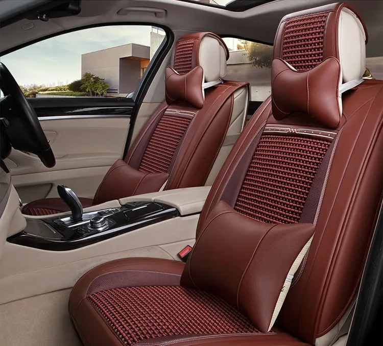 Высокое качество! Полный комплект чехлы сидений автомобиля для BMW 7 серии G12 G11 740i