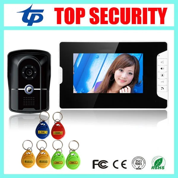 Новое поступление 7 "цветной видеодомофон проводной деревенский дверной