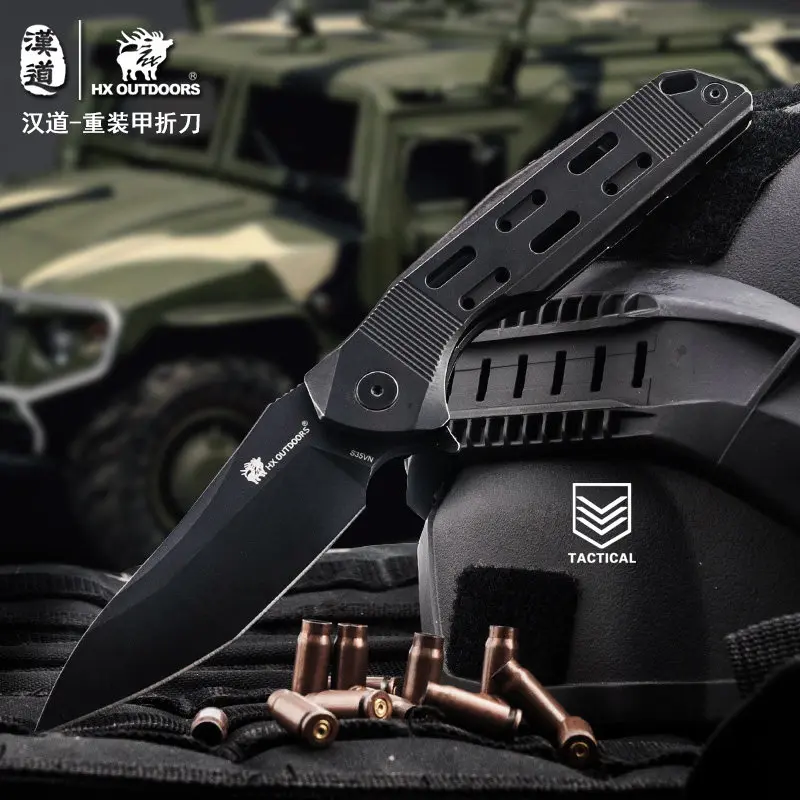 HX на открытом воздухе armorhide складной охотничий выживания Ножи Топ S35VN качество