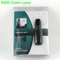 logitech r400 wireless presenter 5mw green red laser pointer 2 4 ghz wireless usb receiver up to 50 foot range plug and play