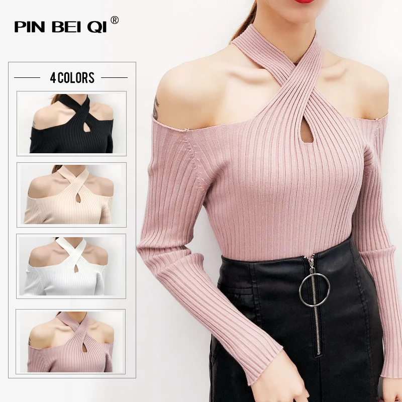 PINBEIQI New Autumn Winter Sweater Women Long Sleeve Pullover Basic Sweaters 2018 Korean Style Soft Knit Tops Female | Женская одежда