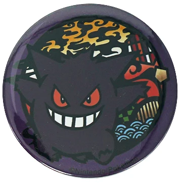 Pocket Monster аниме Mimikyu Volpix Snorlax Gengar Pikachu Eevee Espeon Umbreon Gyarados Mewtwo Rowlet металлический значок брошь на булавке - Окраска металла: 04 Gengar