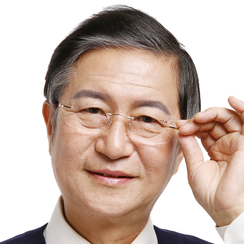 Умные прогрессивные пресбиопические очки смотрят издалека смотрятся вблизи HD