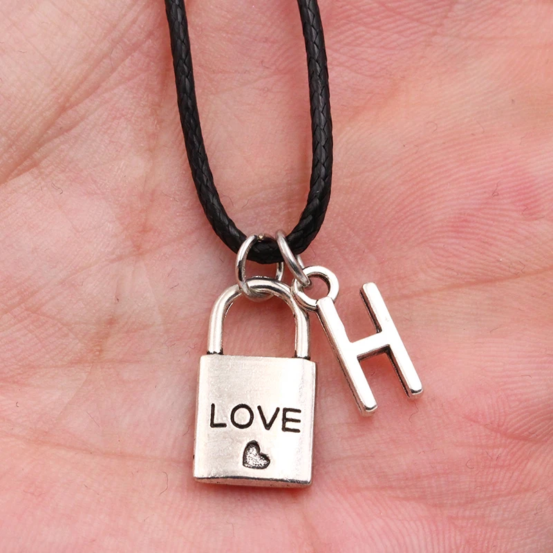 Новинка 2020 кожаное ожерелье ручной работы с подвеской в виде надписи сердце для
