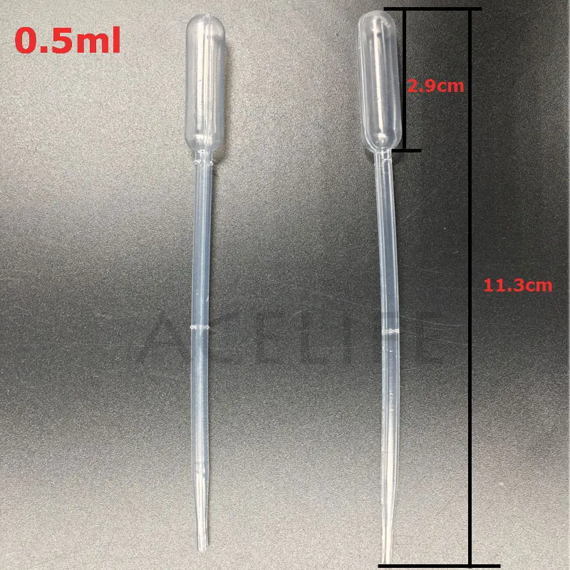 50X 0.5ML 50 шт х 0,2 мл-10 мл одноразовые пластиковые градиентные пипетки для переноса пипеток аэрограф - Цвет: 50X 0.5ML