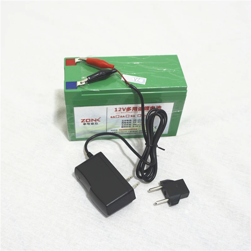 

High Quality for LG 12V 12AH,11AH,10AH,9AH,8AH li-ion rechargeable Batteries for Power Bank with Free Charger