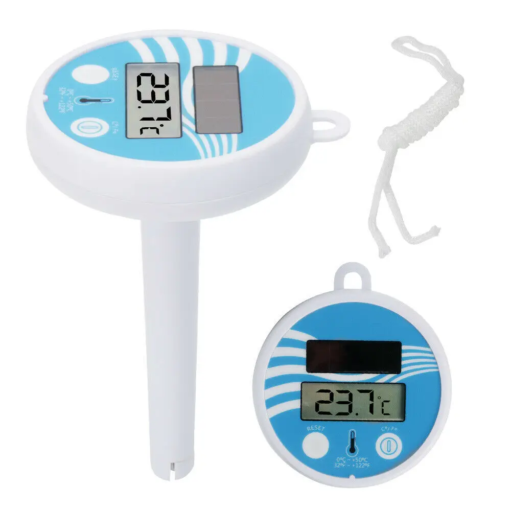 Высокосолнечный цифровой термометр для плавательного бассейна Точный Датчик