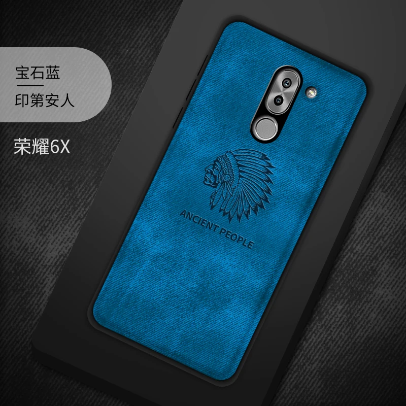 24 Чехол для huawei Honor 6X, тканевый чехол для Funda Honor 6 X, мягкий силиконовый чехол из ТПУ, чехол для huawei Honor 6X, чехол - Цвет: 24