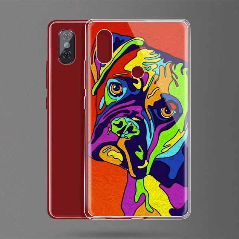 DREAMFOX N015 собака искусство Мягкий силиконовый чехол из ТПУ для Xiaomi mi x 3 A1 A2 5C 5X6 6X8 9 Lite
