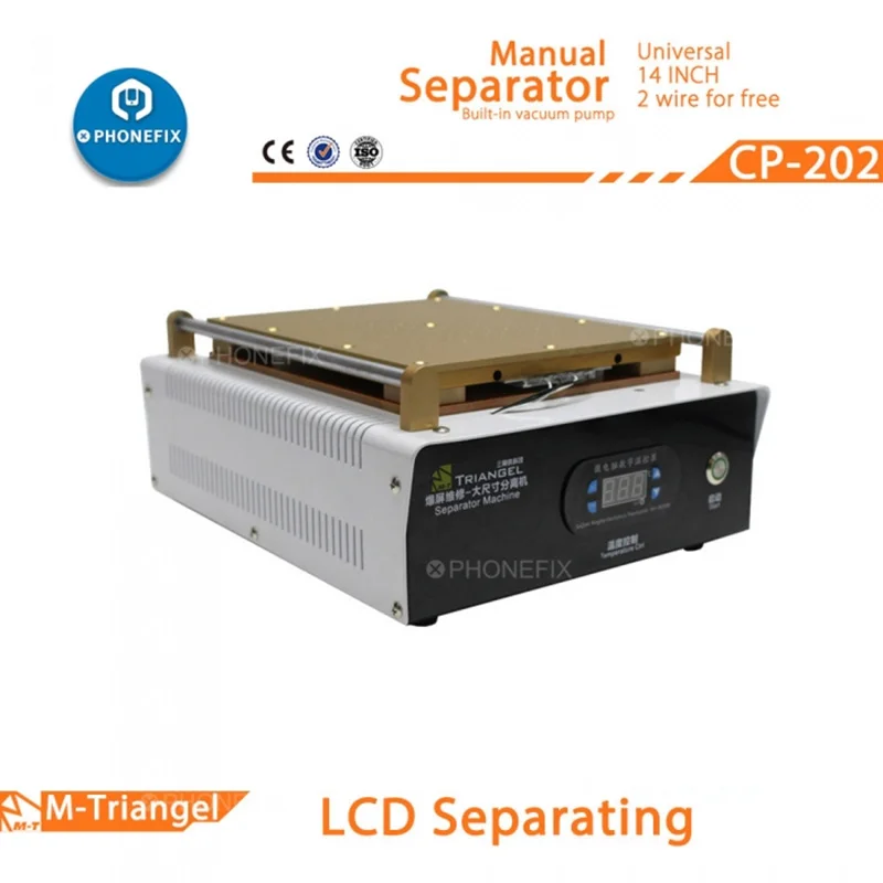 M-Triangel CP-202 LCD Separating Manual Separator 14 Inches Build-In Vaccum Pump for iPhone iPad Touch Screen Machine | Инструменты
