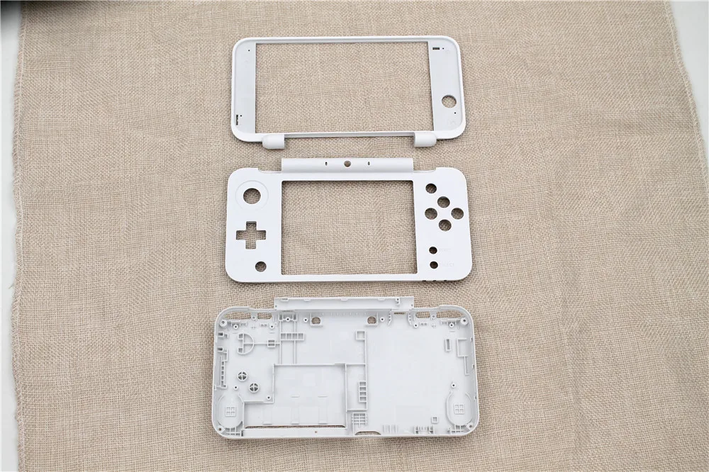 Белый цвет пластиковый корпус крышка Лицевая панель набор для нового 2DS XL