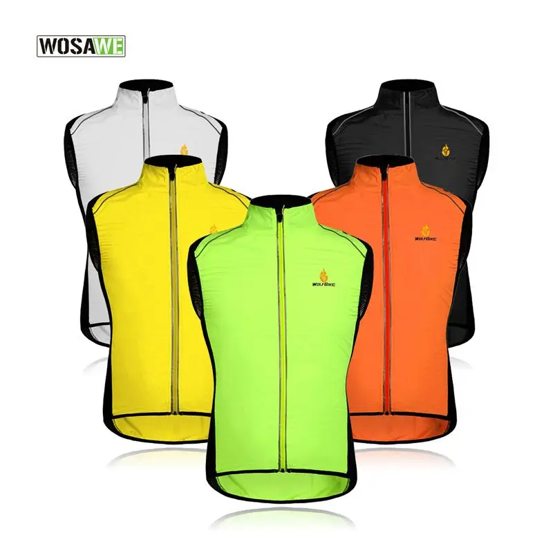 WOSAWE велосипедный жилет для мужчин без рукавов дышащая куртка MTB дорожный горный