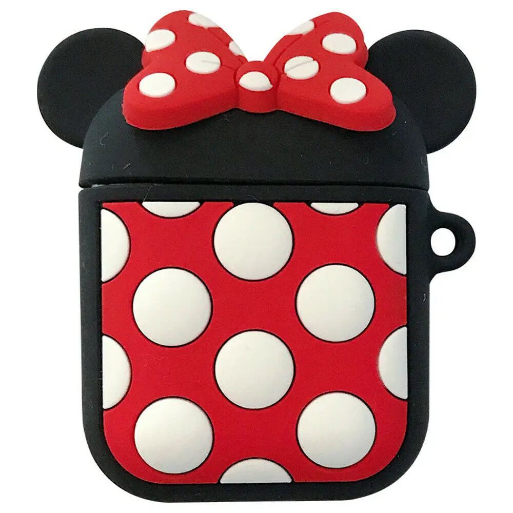 1 For Apple AirPods Silicone Charging Headphones Cases 3D Cartoon Wireless Bluetooth Earphone Case For Airpods Protective Cover - Цвет: 1