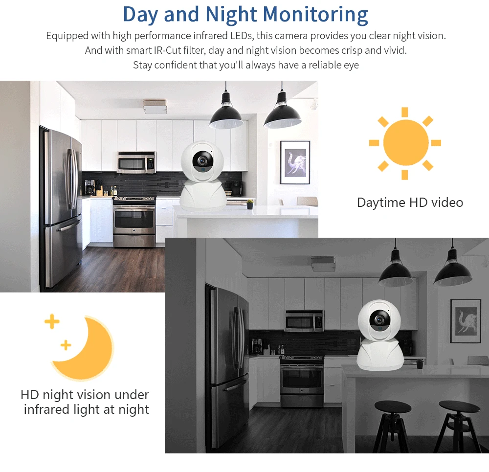 Камера видеонаблюдения INQMEGA 1080P HD Wi Fi IP ночное видение Радионяня YOOSEE|Камеры