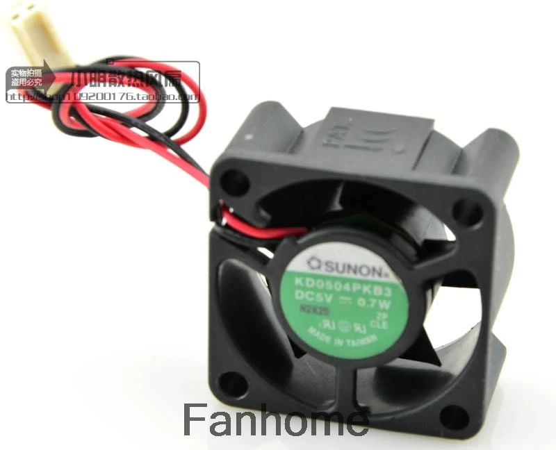 Оригинальный стандартный 4 см охлаждающий вентилятор SUNON KD0504PKB3 4020 5 в 0 7 Вт