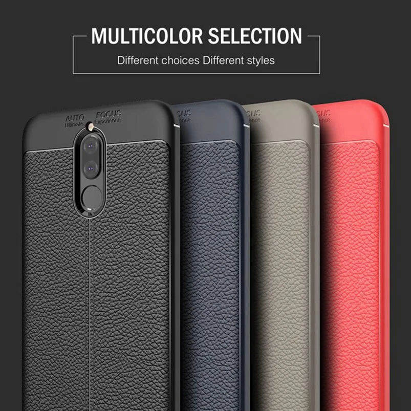 Чехол для Huawei Mate 10 Lite Роскошный кожаный чехол личи Honor 9 P20 P9 P10 Pro Y6 2018 Coque Capa |