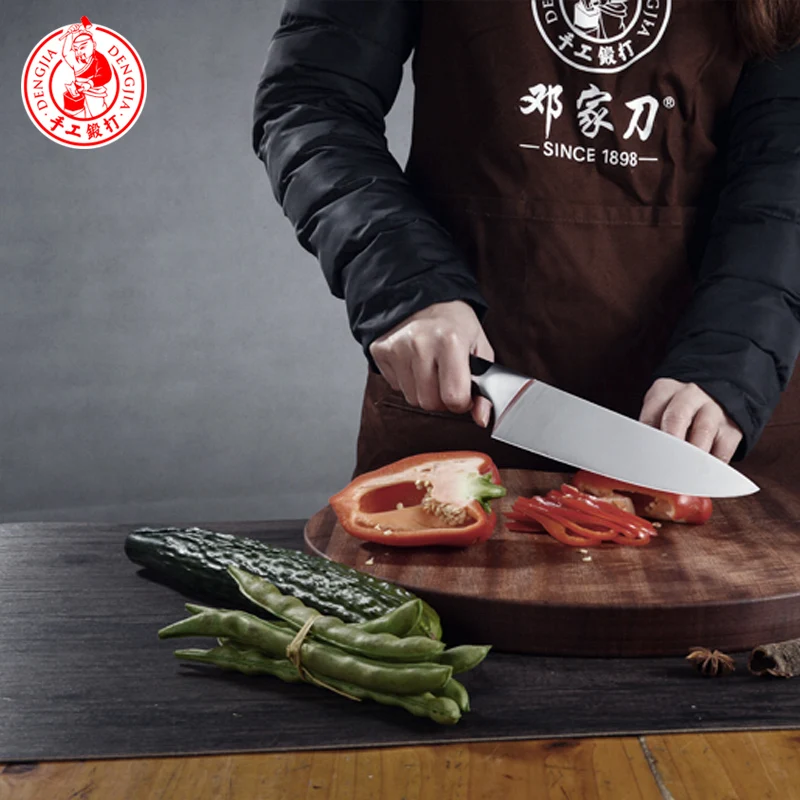 DENGJIA Ручная ковка набор кухонных ножей многоцелевой нож острый и прочный нож для мяса поварские ножи Набор ножей для нарезки