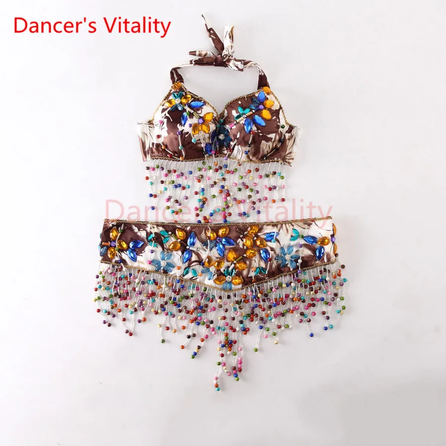 2 шт./компл. для выступлений женщин костюмы восточных танцев бюстгальтер и пояс