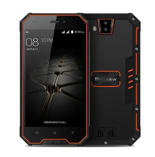Blackview BV4000 Pro IP68 водонепроницаемый смартфон 8MP двойная задняя камера 4 7 &quotHD Android 0