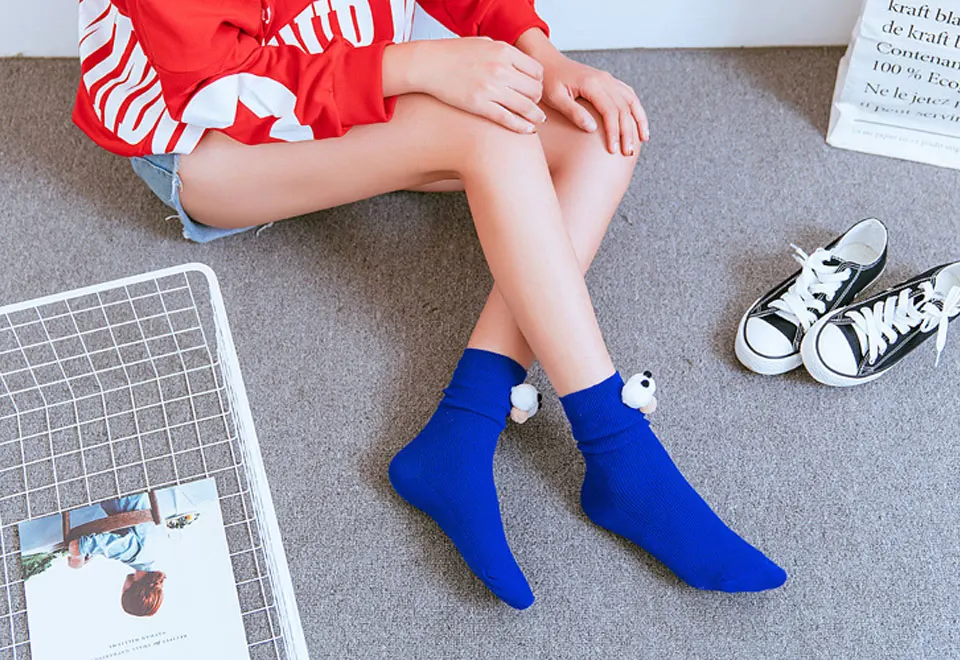 Harajuku/крутые носки художественные женские модные хлопковые носки корейские 3D хипстерские милые Мультяшные осенне-зимние забавные носки для женщин, новинка года