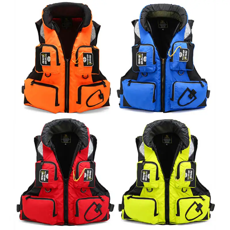 

Men Women Fishing Life Vest Outdoor Water Sports Safety Life Jacket For Boat Drifting Survival Swimwear Fishing Waistcoat