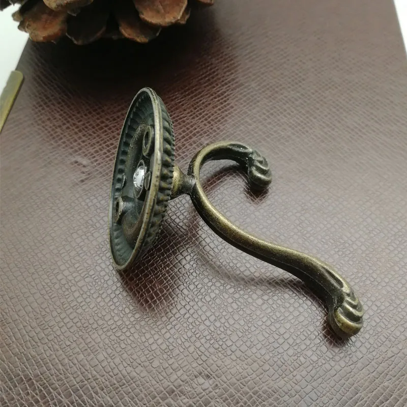 1 шт. Ретро Подвеска ввиде бронзового пальто крючок для сумки одежда ключ висит