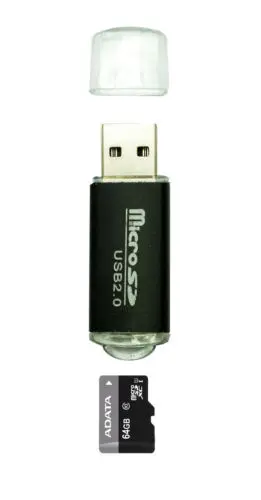 

Новый портативный адаптер USB 2,0 Micro SD SDHC устройство для чтения/записи флэш-накопителей