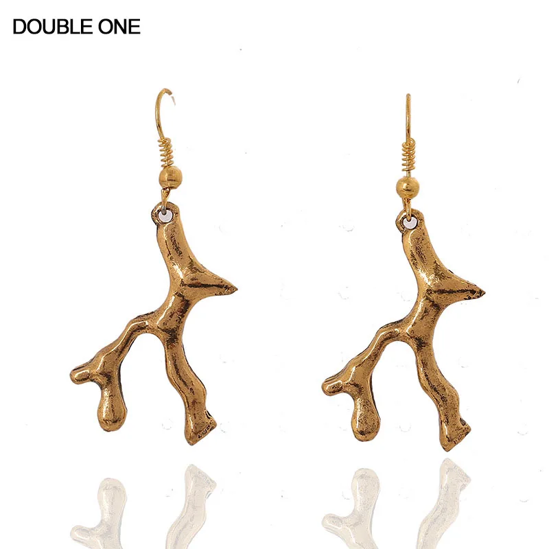 Женские серьги в Корейском стиле популярные кораллового цвета ретро свадебные