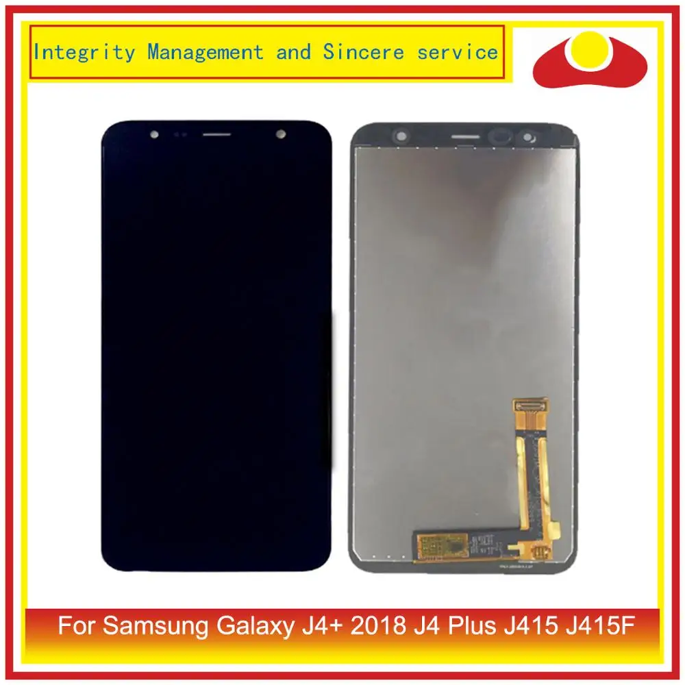10 шт./лот Оригинальный Для samsung Galaxy J4 + Plus J415 J415F ЖК дисплей с сенсорным экраном