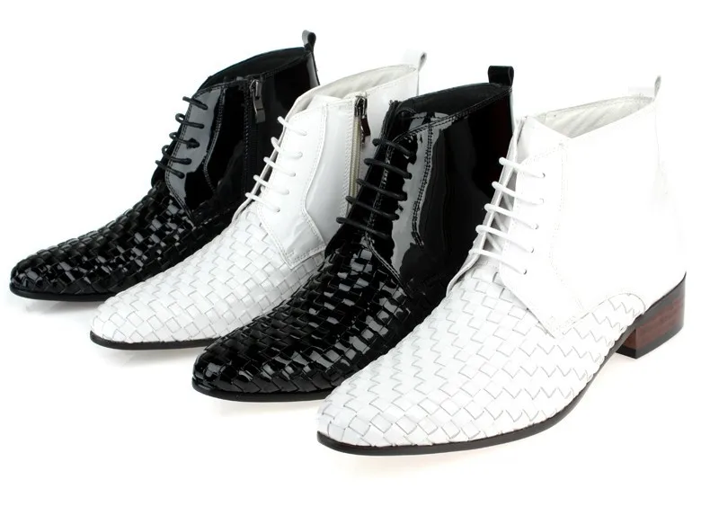 Мужские Ботильоны из натуральной кожи черные или белые|shoes men|shoe man menshoes men shoes |