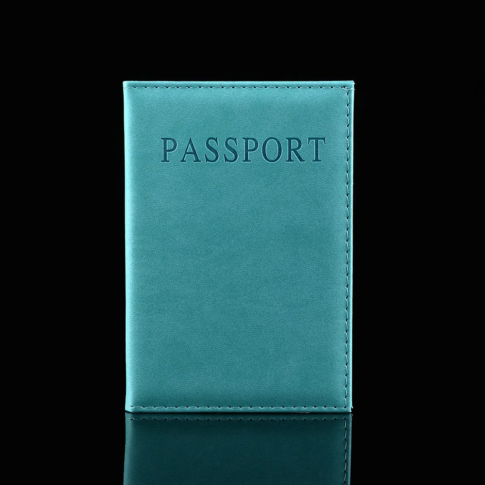 Artificial Leather Women Passport Holder Couple Models Women's Travel Business Passport Cover Unisex Card Case Men Card Holder