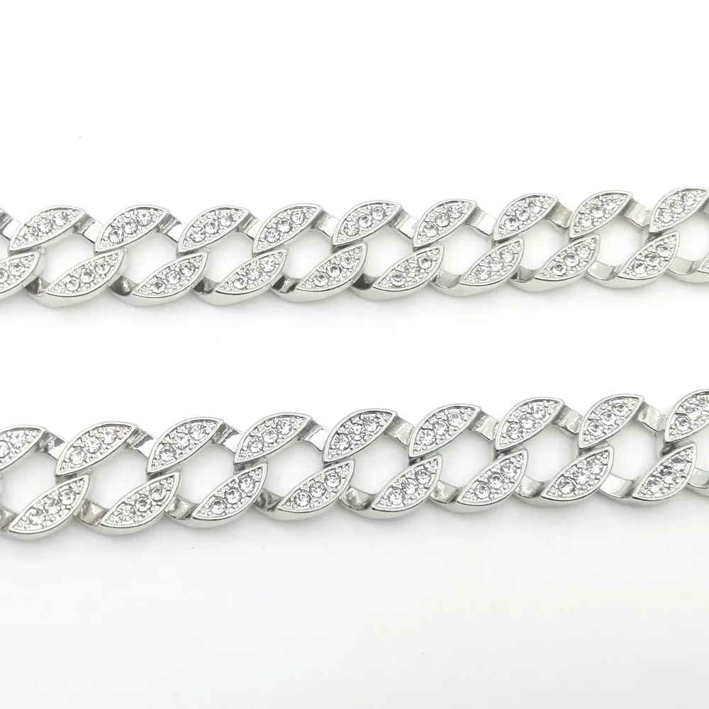 Ожерелье ожерелье из кубического циркония с цепочкой Micro Pave Lab 140 г 76 см ширина 30