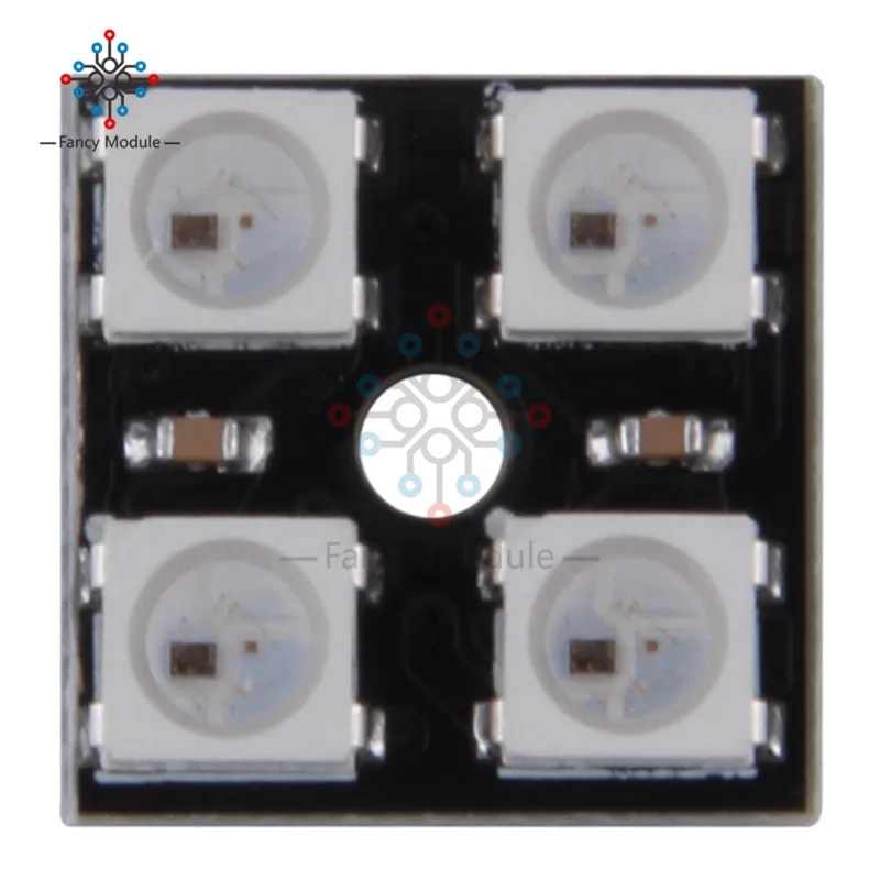 WS2812B 2*2 4 бит полный цвет 5050 RGB Светодиодная лампа панель света для Arduino |