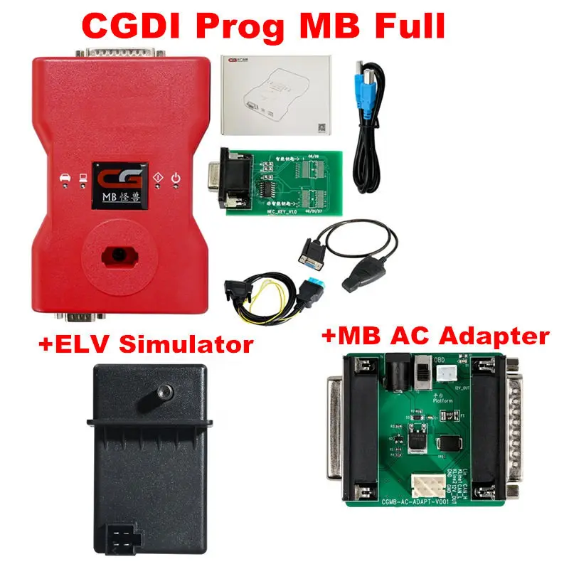 CGDI Prog MB для Benz, поддержка всех ключей, быстро потерян, добавить CGDI MB, автоматический ключ, программист, онлайн, расчет паролей, оригинальное обновление - Цвет: CGDI MB Simulator AC