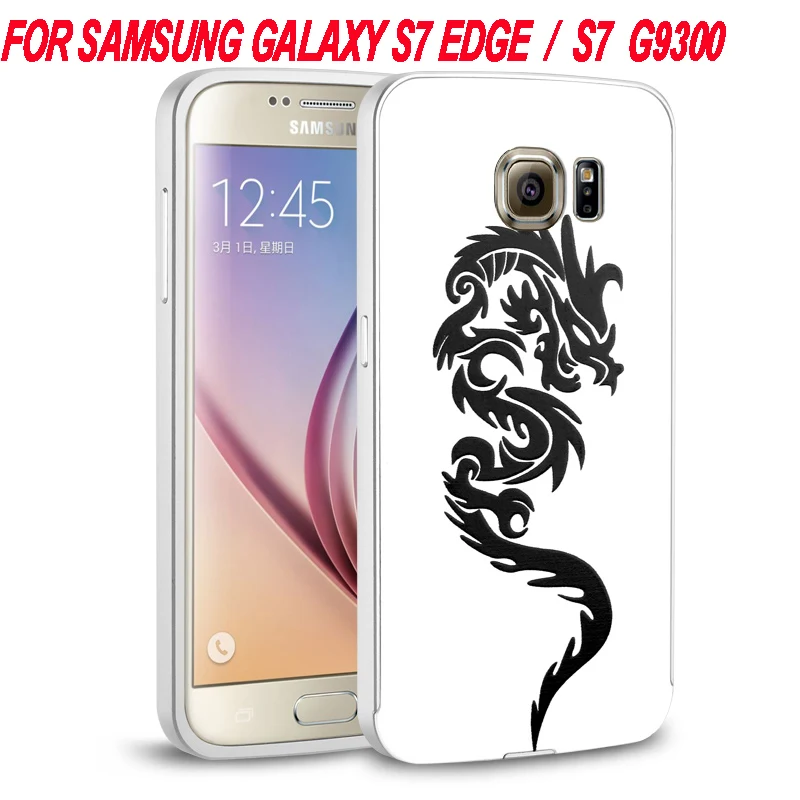 Роскошные Алюминий для Samsung Galaxy S7 G9300 телефон Чехол металлический бампер зеркало