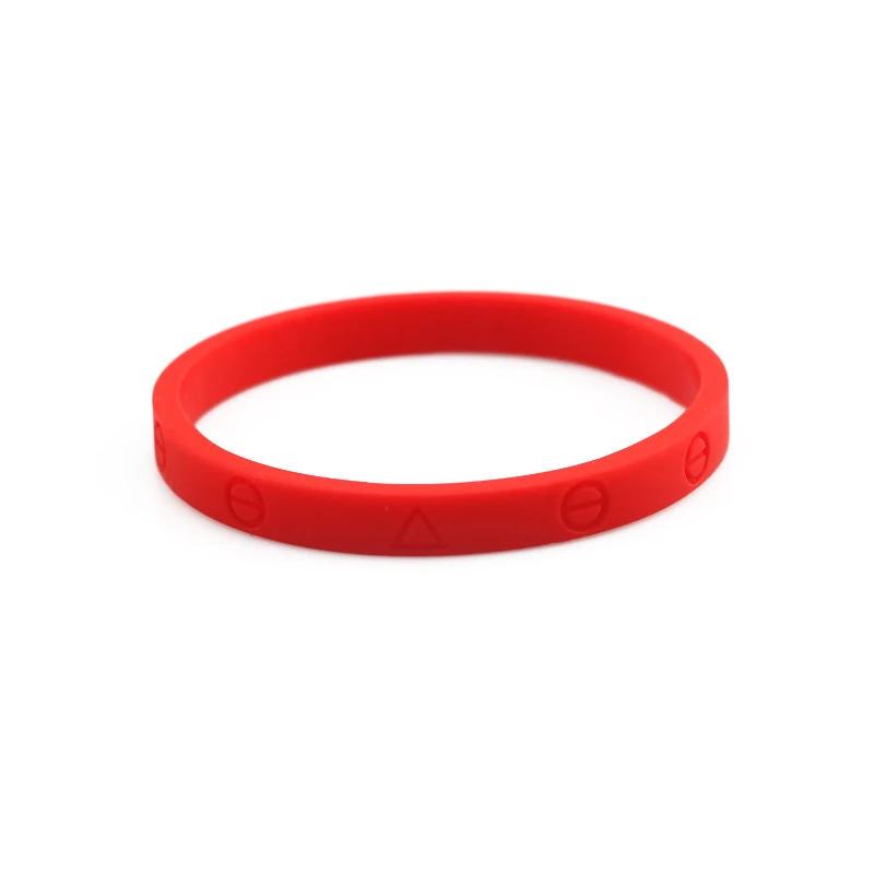 185mm-Red Бренд tide, браслет Unluxury Love is not a luxury love, ювелирные изделия, силиконовый браслет,, браслеты - Окраска металла: 185mm-Red