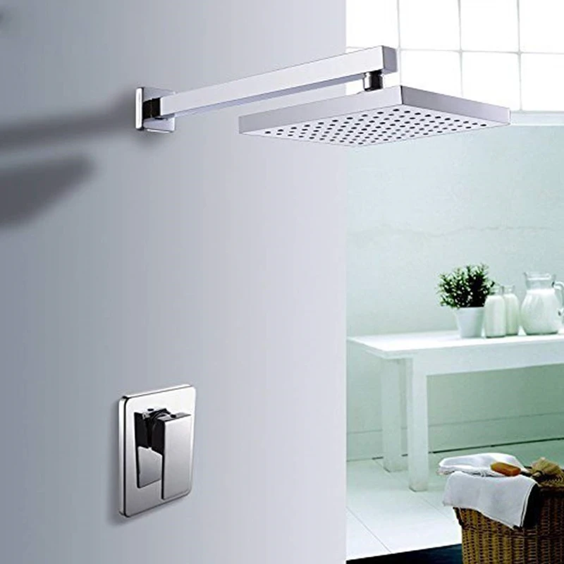 Hongdec Concealed rain shower with 8 inch Rain Head Combo system set | Обустройство дома