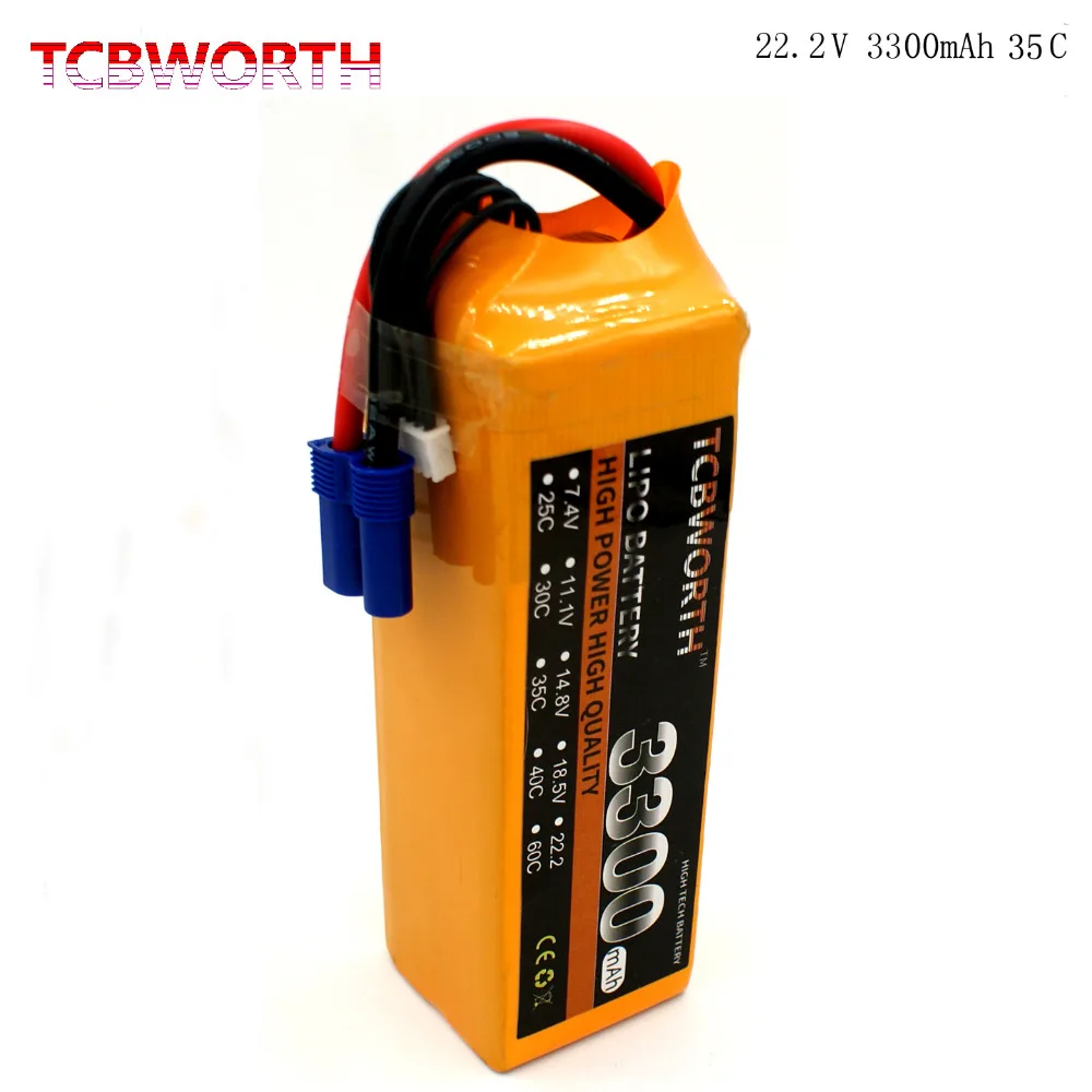 Новые батарейки 6S 22 2 V 3300 мА/ч 35C RC вертолетный Липо Батарея для РУ самолет